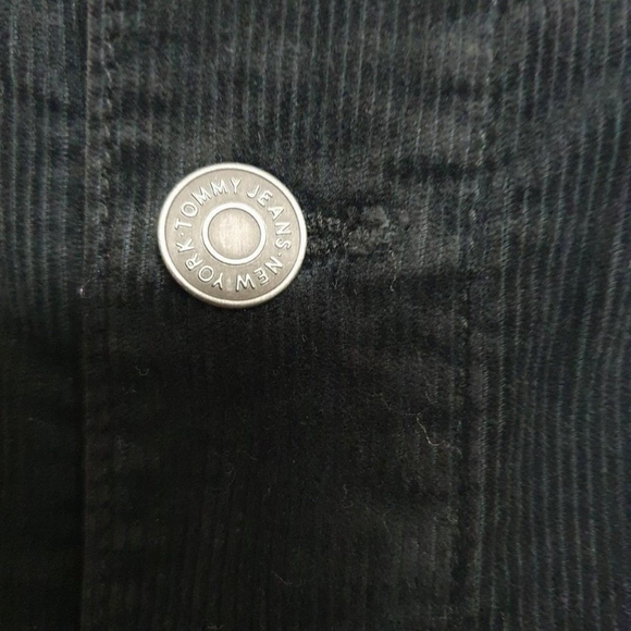 Tommy hilfger black cord A line mini skirt Size 30" waist Bnwt - Picture 4 of 4